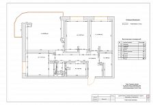 Дизайн-проект интерьера 3-х комнатной квартиры по ул. Невкипелого  